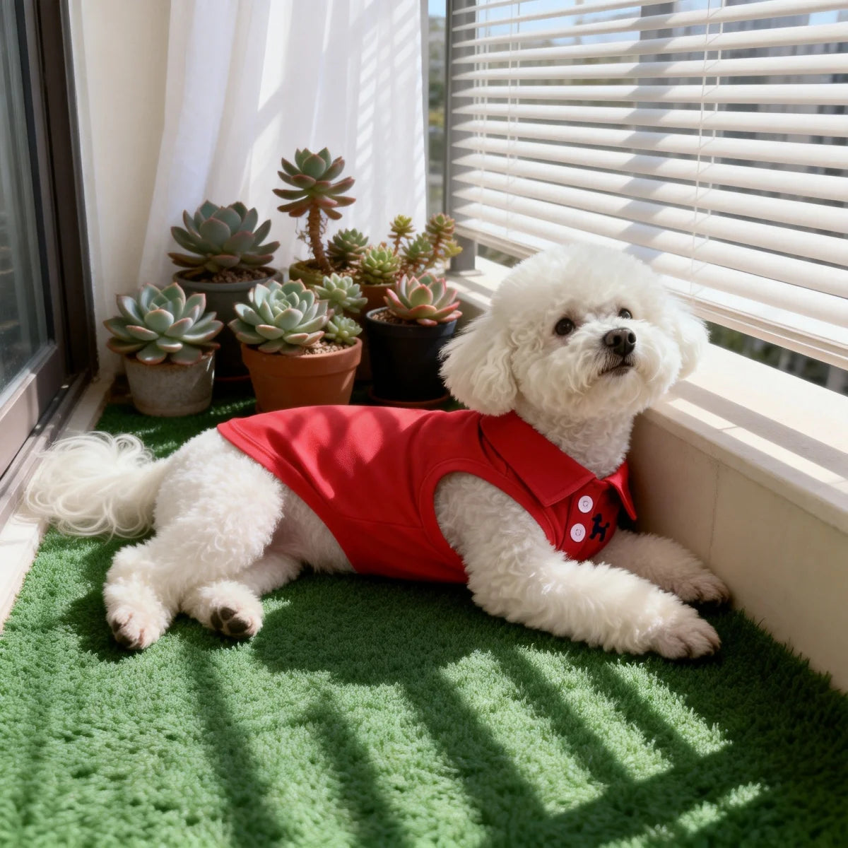 Breathable Summer Pet Polo Shirt Puppy Cat Clothing Skin Friendly