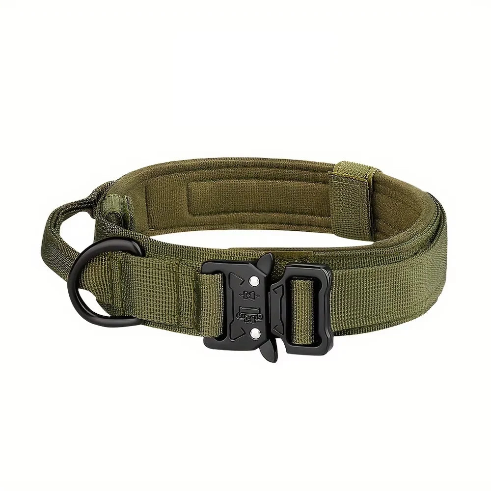 Adjustable Tactical Dog Training Collar And Leash Set Control Handle