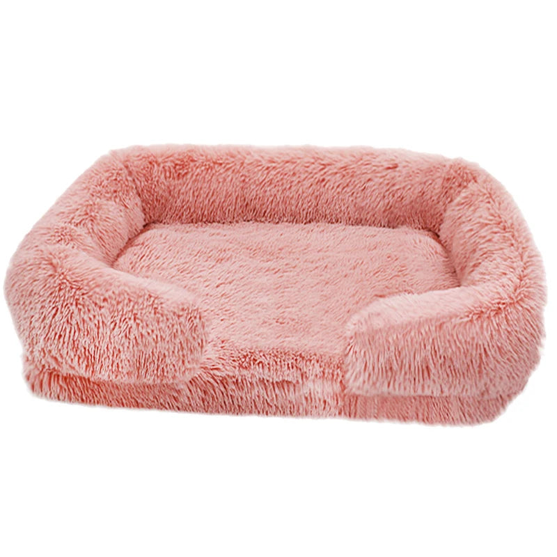 Jiangsu Thickened Orthopedic Dog Bed Large Dogs With Plush Cover