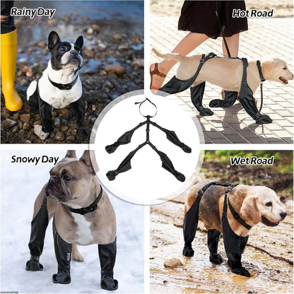 CN Guangdong Dog Paw Protectors Boots Leggings Waterproof Outdoor Walks