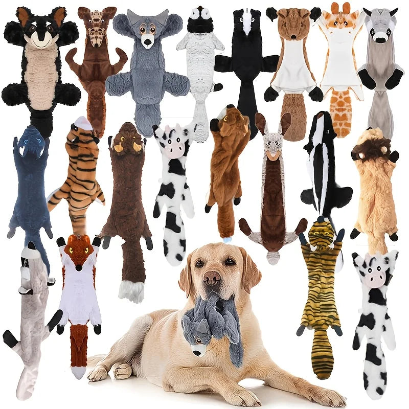 TIGERHART Durable Teething Squeaky Dog Toys Gift Set