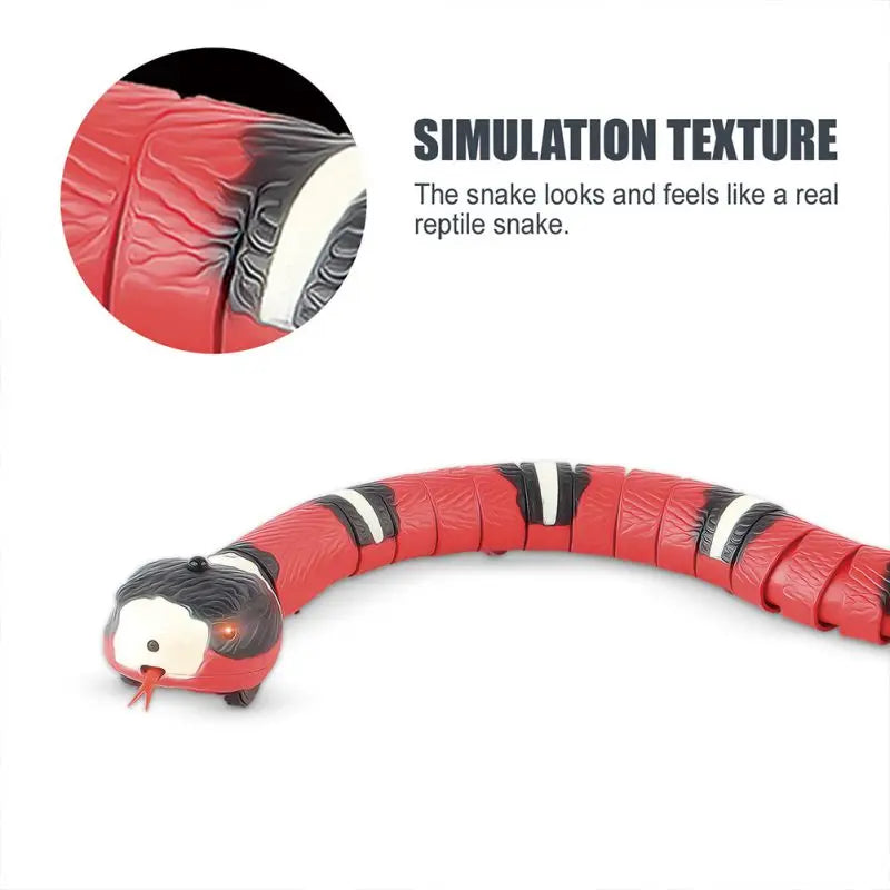Smart Sensing Snake Interactive Cat Toy USB Charging Pet Toy