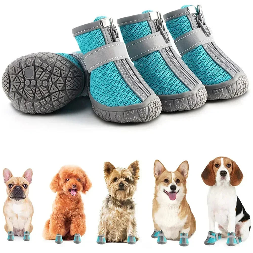 Breathable Anti Slip Dog Shoes For Puppies Lightweight Boots
