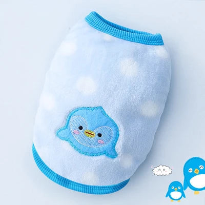 Kajipet Soft Flannel Dog Winter Vest Warm Puppy Cat Jacket
