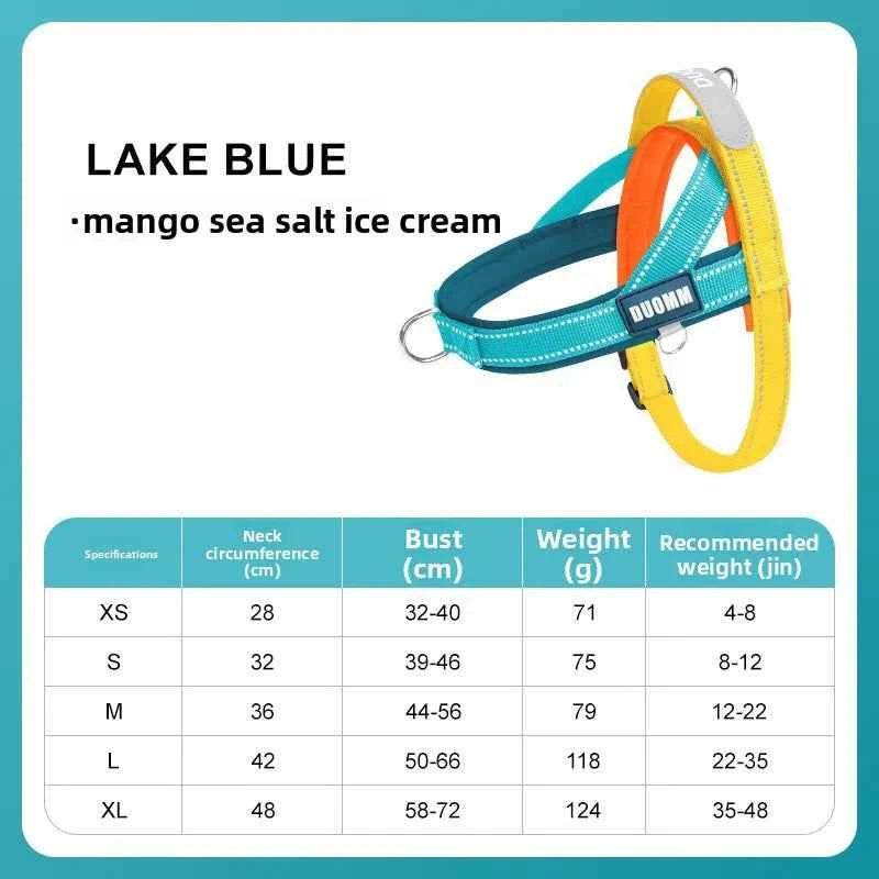 Dog Leash Pet Saddle Harness Explosion-proof Shiba Inu Bichon Frize Puppy Harness Outdoor Pet Supplies Dog Collar Cat Collar
