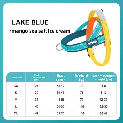 Dog Leash Pet Saddle Harness Explosion-proof Shiba Inu Bichon Frize Puppy Harness Outdoor Pet Supplies Dog Collar Cat Collar