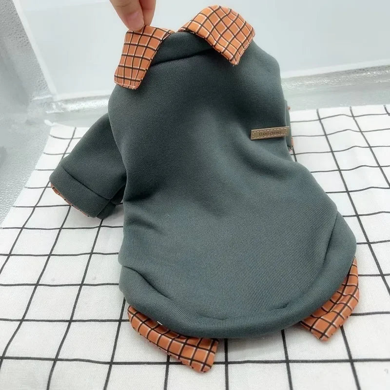 Petfrdglobal Warm Winter Dog Hoodie Jacket With Collar For Puppy