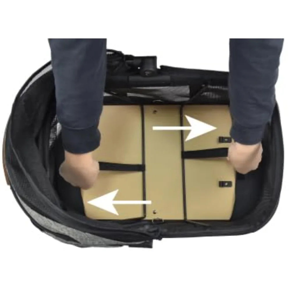 Fashion 3 In 1 Dog Cat Stroller With Detachable Carrier