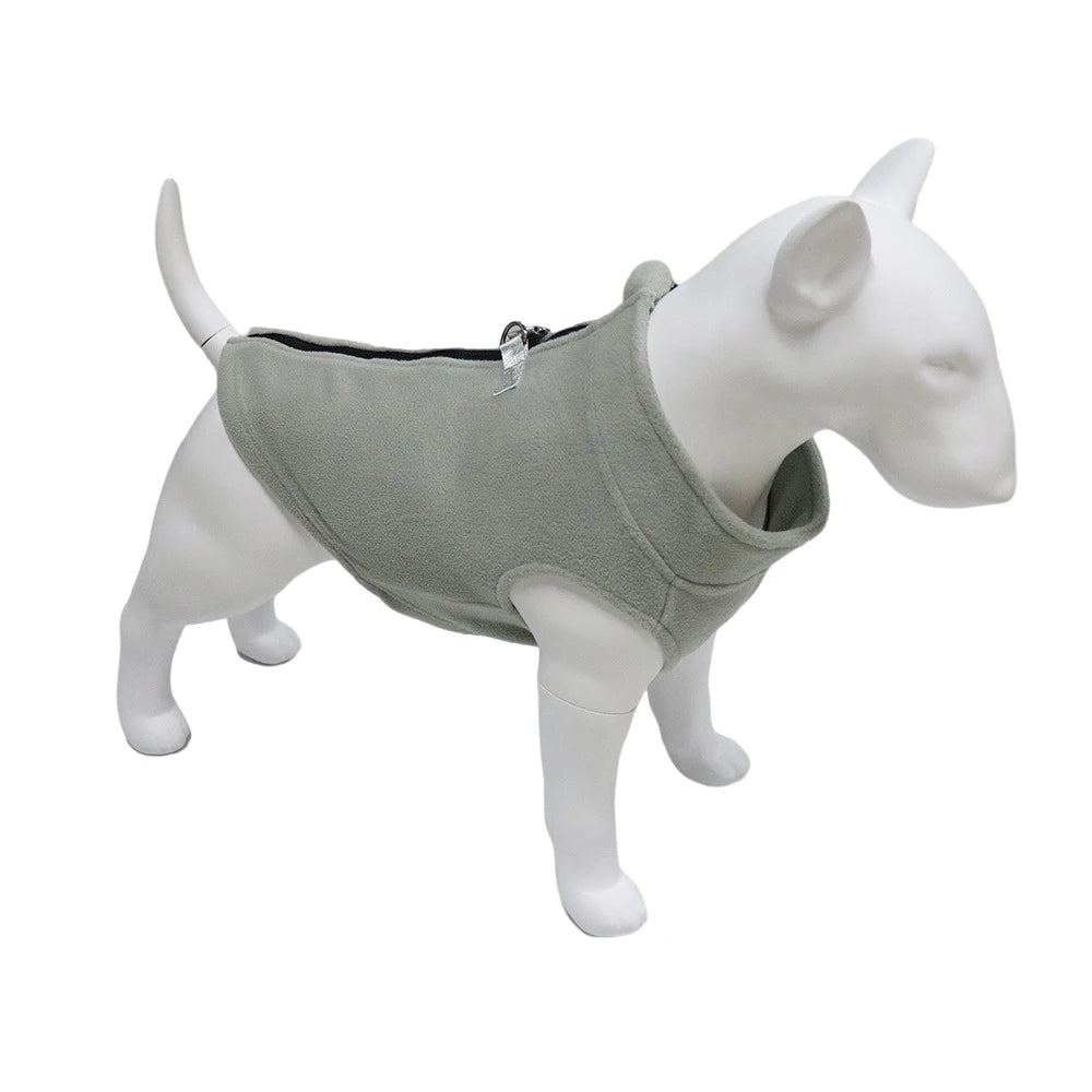 Winter Fleece Dog Coat Jacket For French Bulldog Pug