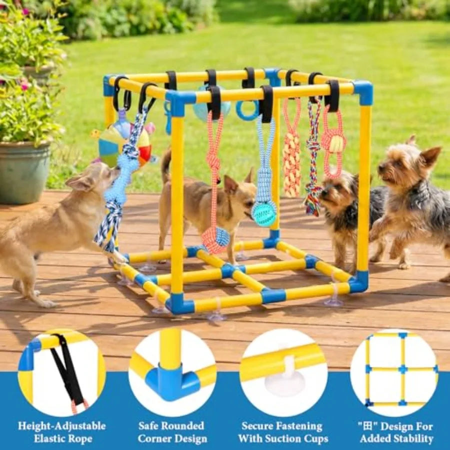 YAO HUI HUANG Deluxe Puppy Play Gym For Small Dogs