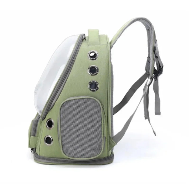 Pet Cat Carrier Backpack Outdoor Bag For Small Dogs Breathable
