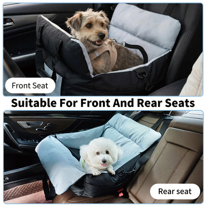 BINGOPAW Dog Car Seat For Small Dogs Washable Booster Seat