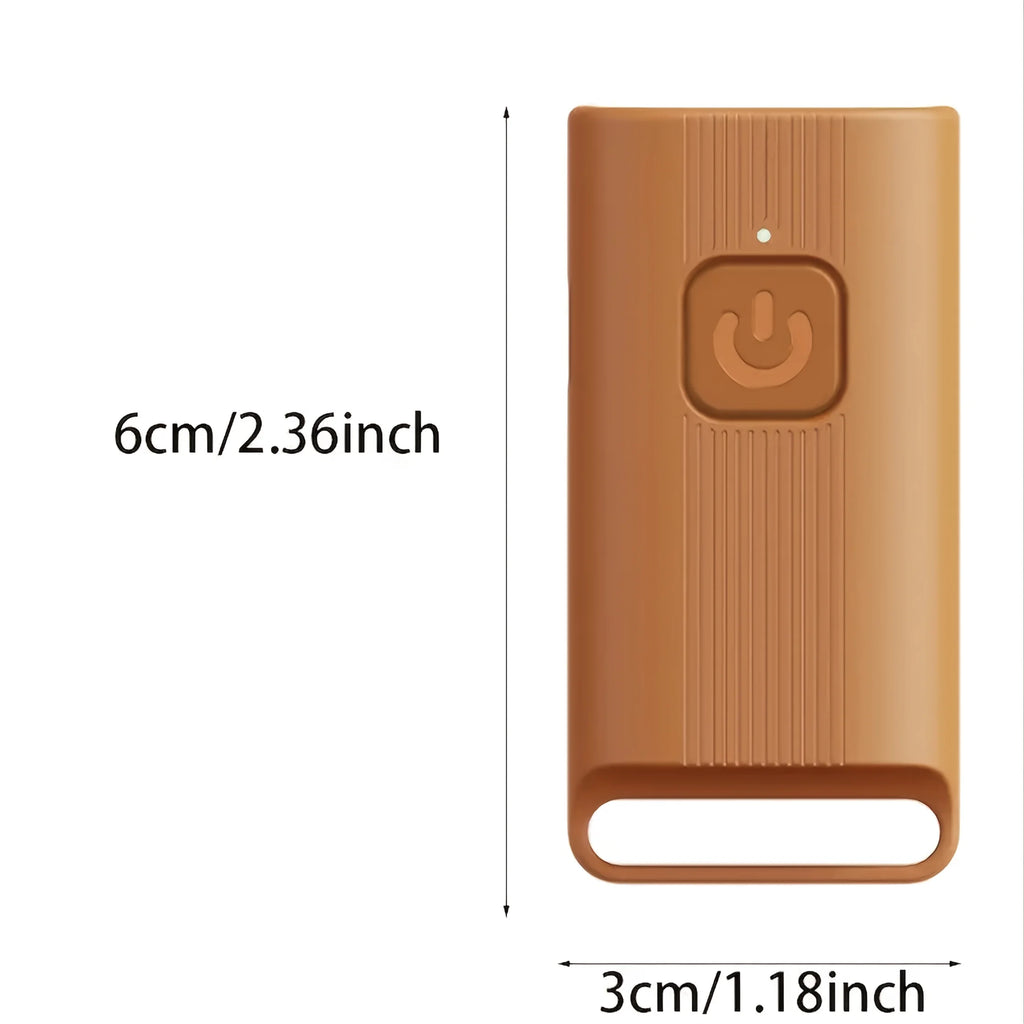 5-meter range ultrasonic anti-barking device, portable dog repeller, USB rechargeable, suitable for indoor/outdoor training use