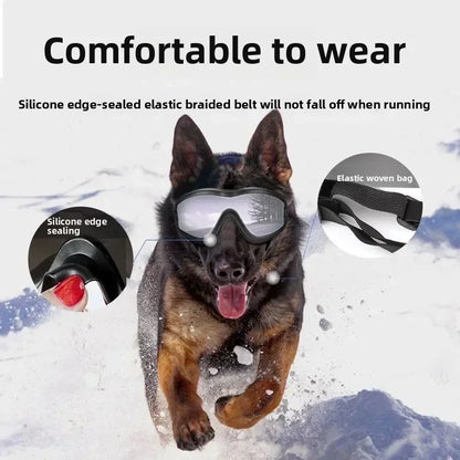 NONECN Pet Goggles Adjustable Anti UV Glare Windproof Sunglasses