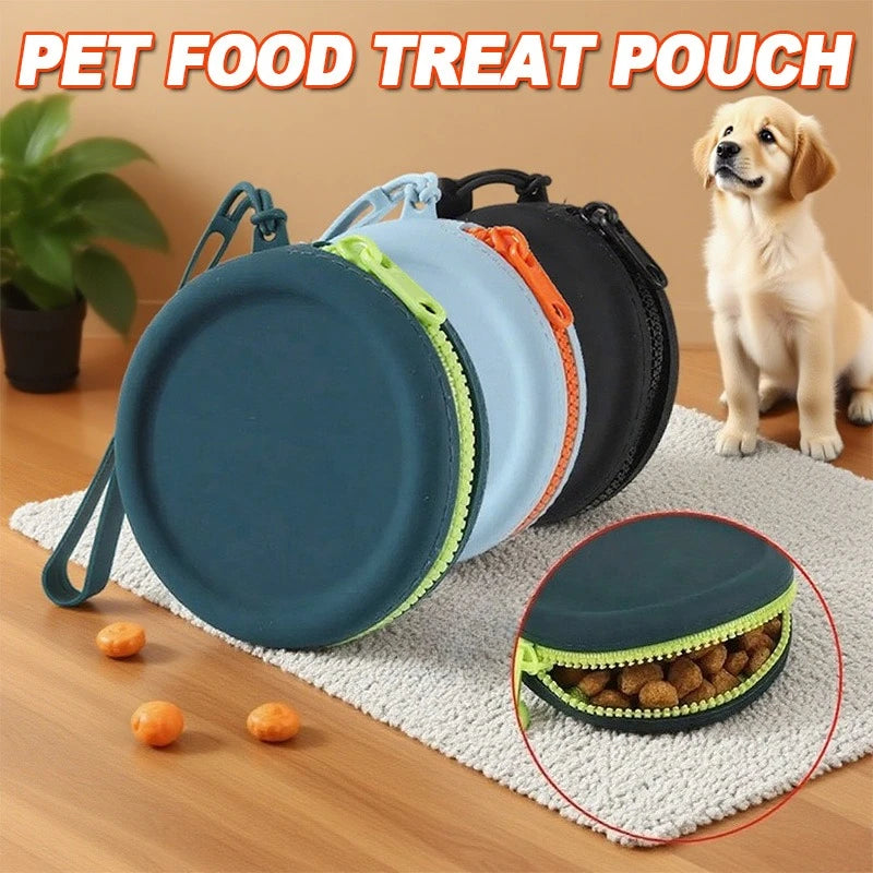 Silicone Dog Treat Training Pouch For Outdoor Training