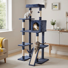 JHK Cat Tree Multi Cat Climbing Tower For Indoor Cats