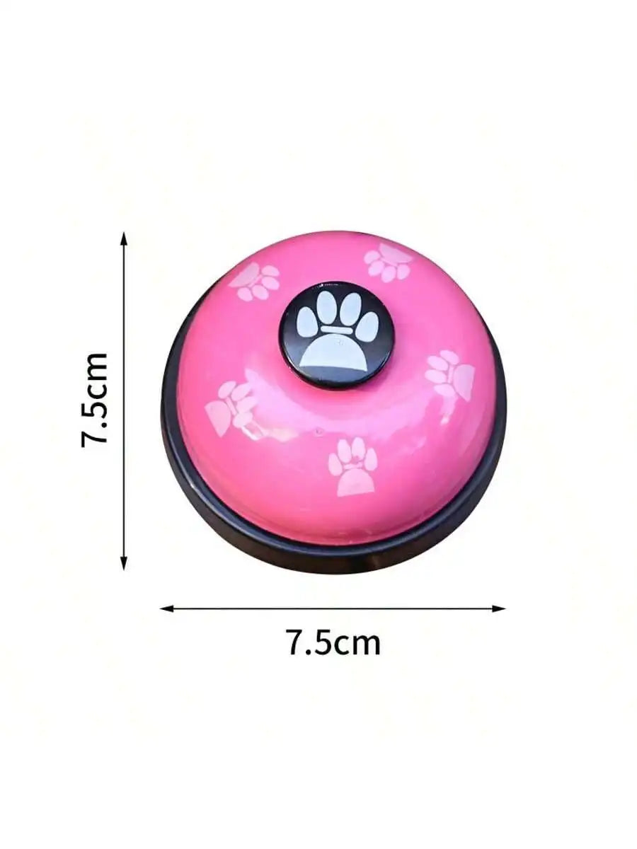 Pet Training Bell With Paw Print Design Foot Operated Dog Cat Interactive Toy