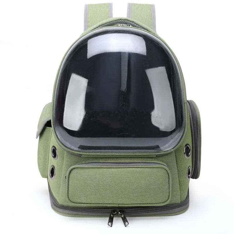 Pet Cat Carrier Backpack Outdoor Bag For Small Dogs Breathable