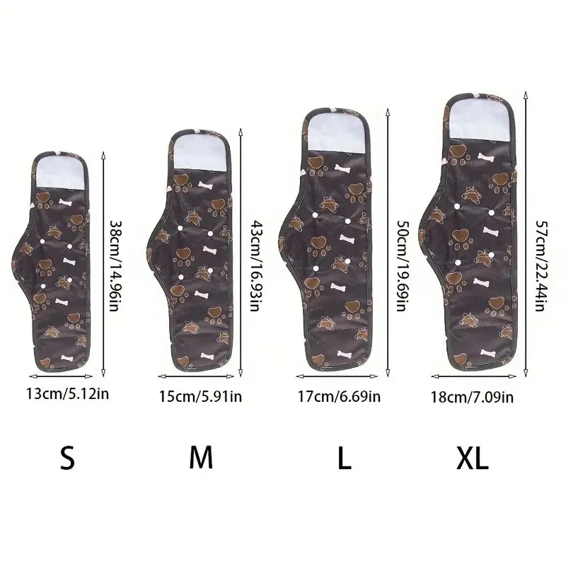 Adjustable Cartoon Animals Pet Dog Diapers Washable Males Absorbent for Dog Reusable Pet Panties Shorts Physiological Pants