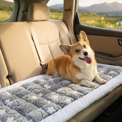 Backseat Pet Bed Mat for Car NonSlip Travel Pet Mat