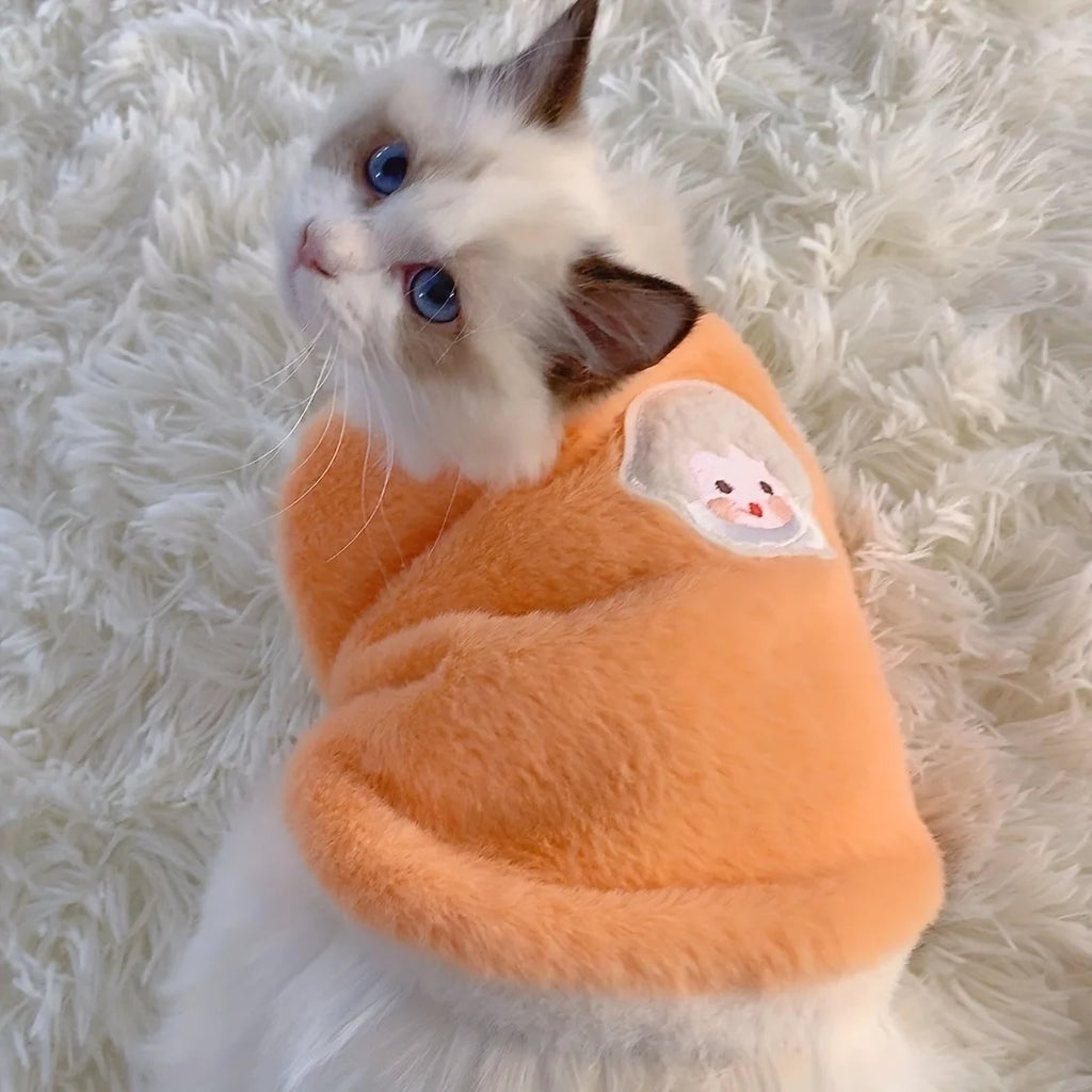 Winter Warm Cat And Dog Vests For Kittens And Small Pets Fashionable Sweaters