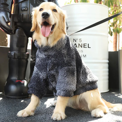 Thick Accessories Medium Large for Jacket 3XL-7XL Wool Dog Big Windproof Winter Pet Dogs Lambs Clothes Coat