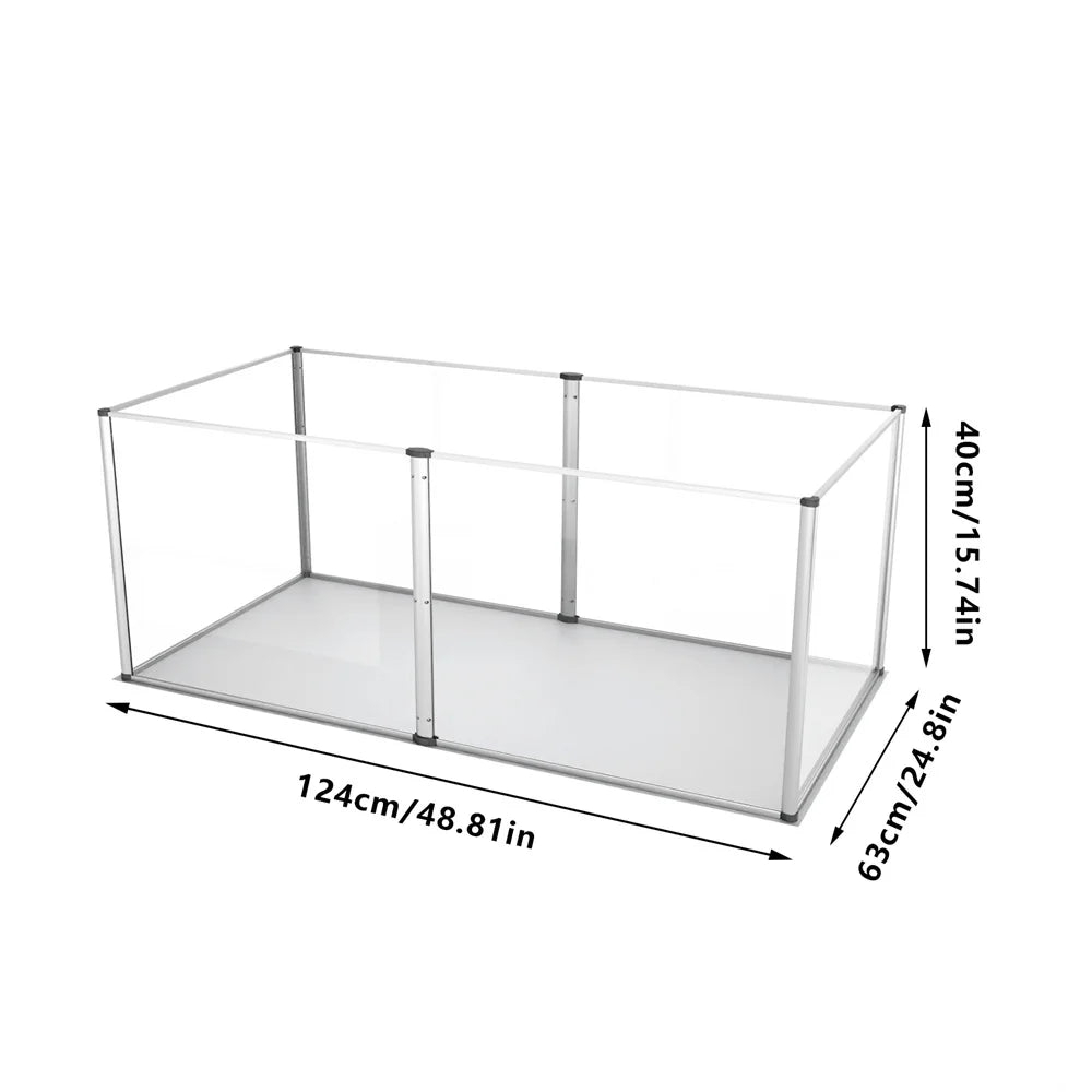 BORWARTH Acrylic 3 In 1 Dog Playpen And Whelping Pen