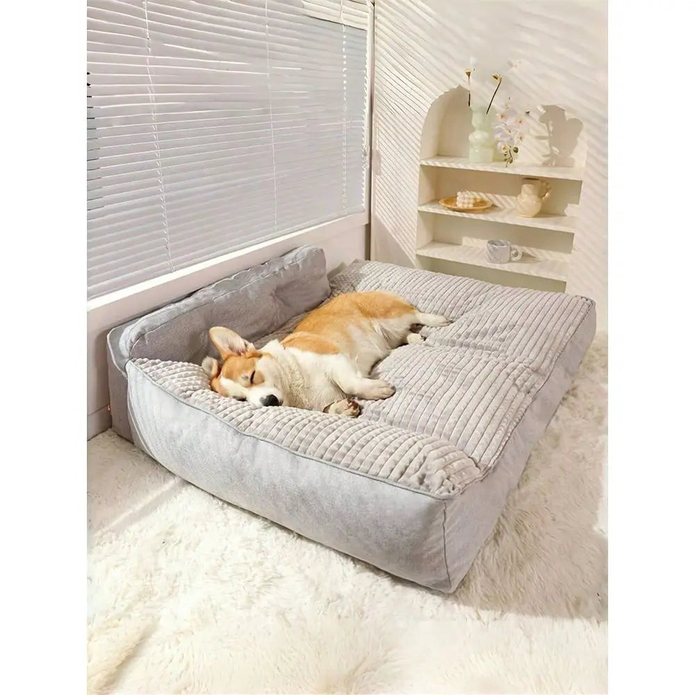 Dog Bed Made From 100 Percent Cotton Breathable Anti Slip