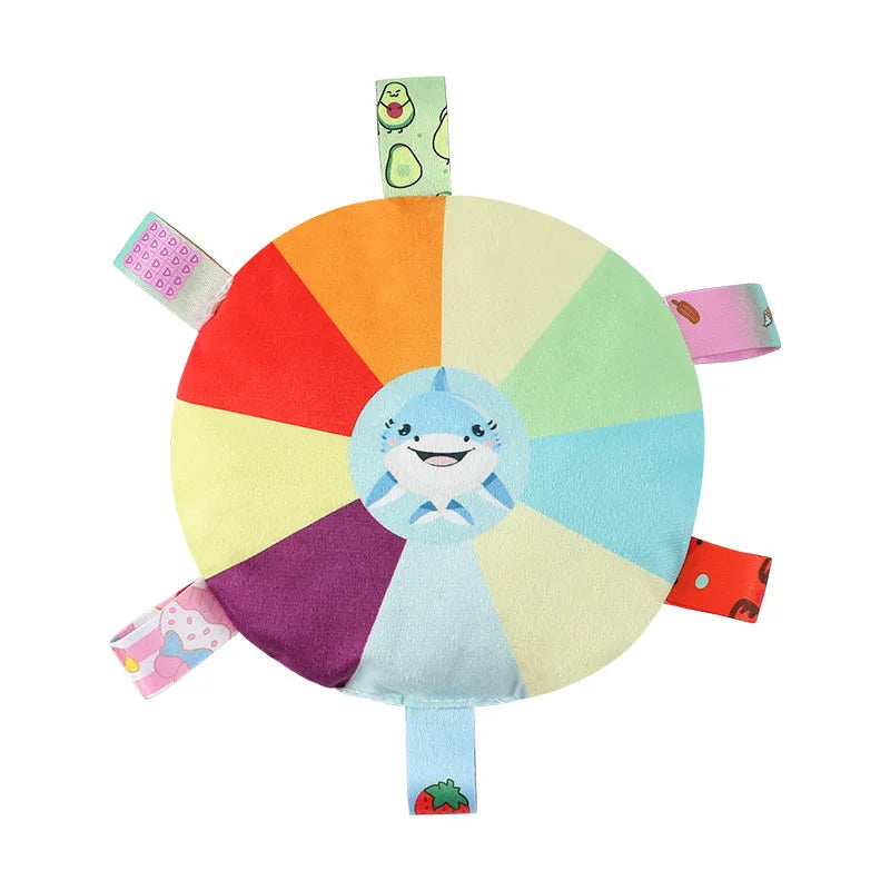 Hot Dog Plush Toy Bell Cartoon Puppy Teeth Grinding Toy