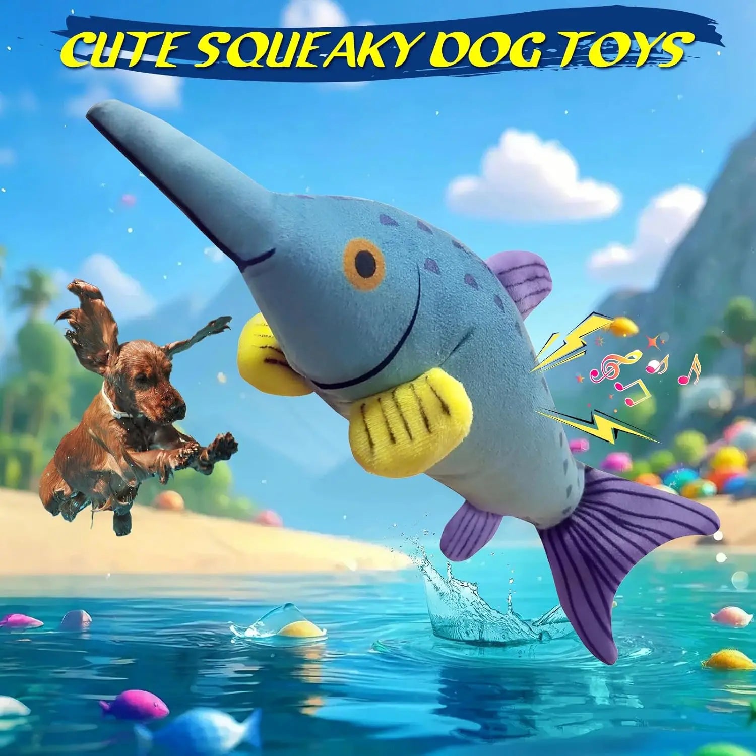 Squeaky Plush Canine Chew Toy Tug Of War For Breeds