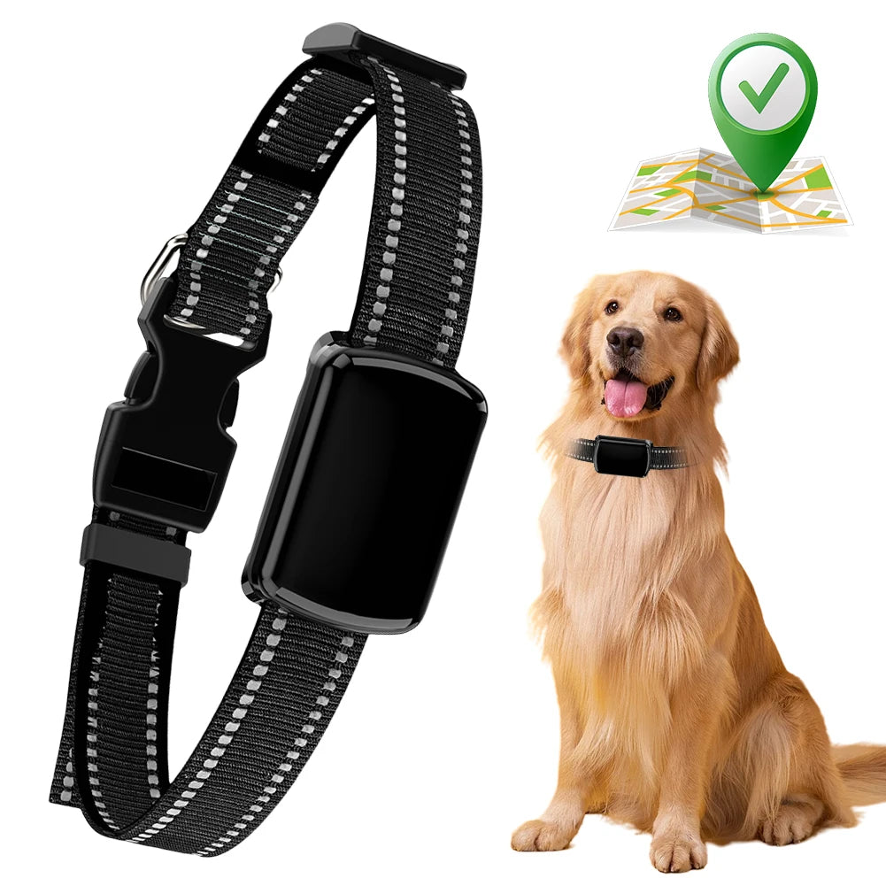 Smart Pet GPS Tracker for Cats and Dogs with Adjustable Collar