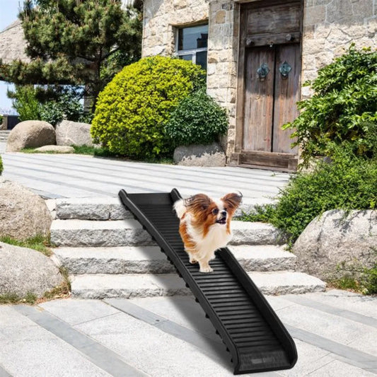 63" Folding Pet Ramp, Portable Dog Ramp,Perfect for Travel, Safe, Lightweight & Easy to Maintain,Folding Dog Ramp