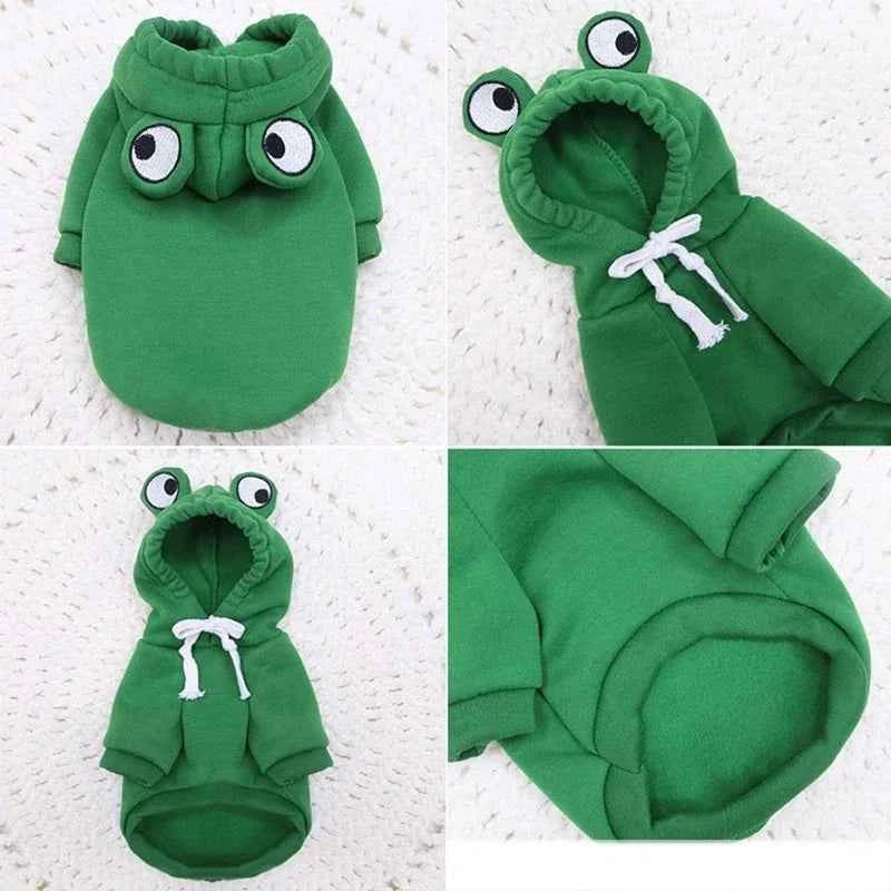 WANGMEOW Cute Fruit Dog Clothes Warm Fleece Hoodies For Small Pets