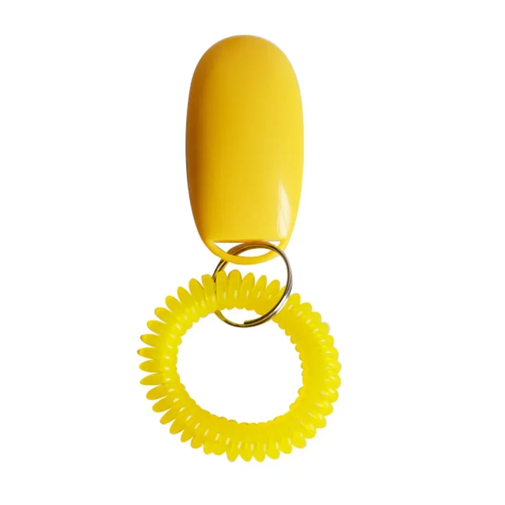 Hot Sale Portable Dog Button Clicker Sound Trainer Pet Training Tool Wrist BAccessory Pet Products Accessories  Dog cat Supplies
