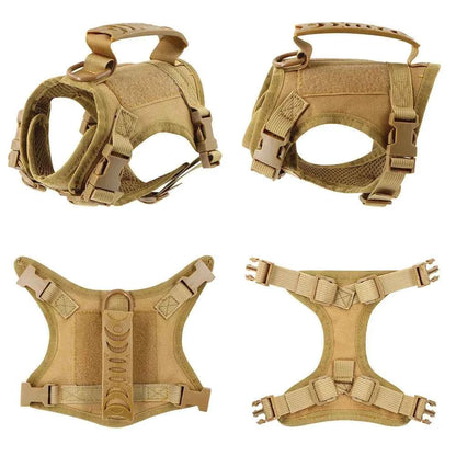Tactical Escape Proof Pet Harness Soft Mesh Vest Handle