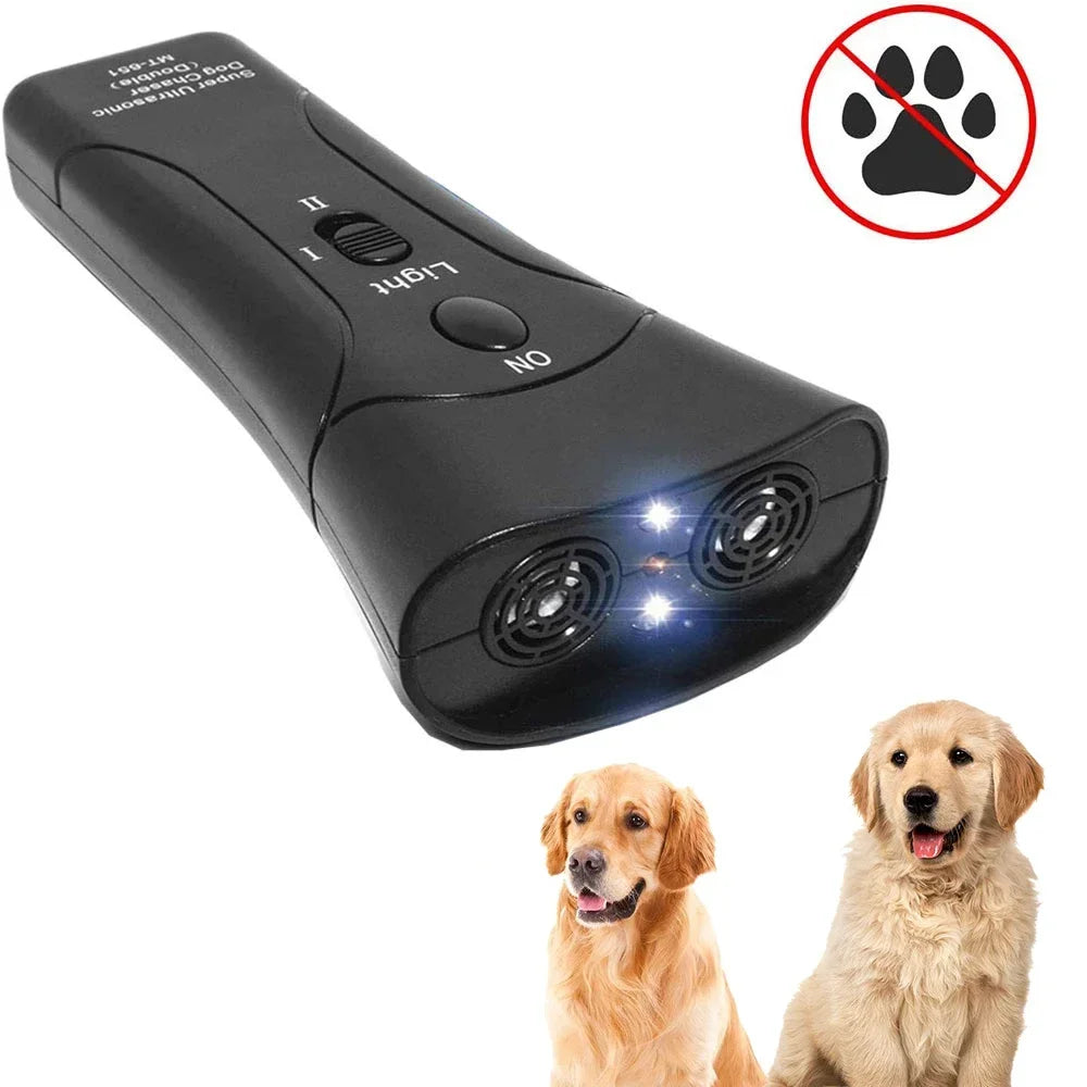 Pet Dog Barking Deterrent Ultrasonic Training Device No Battery