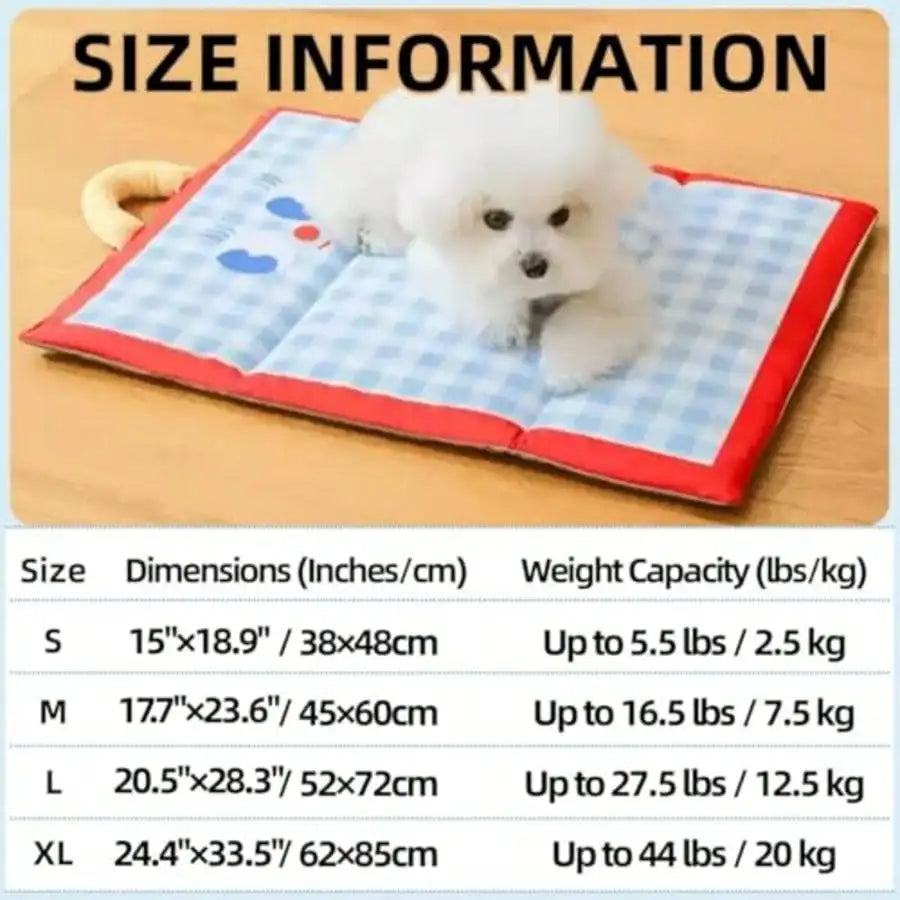 Dog Cooling Mat Reversible Gel Infused Pad with Waterproof Layer