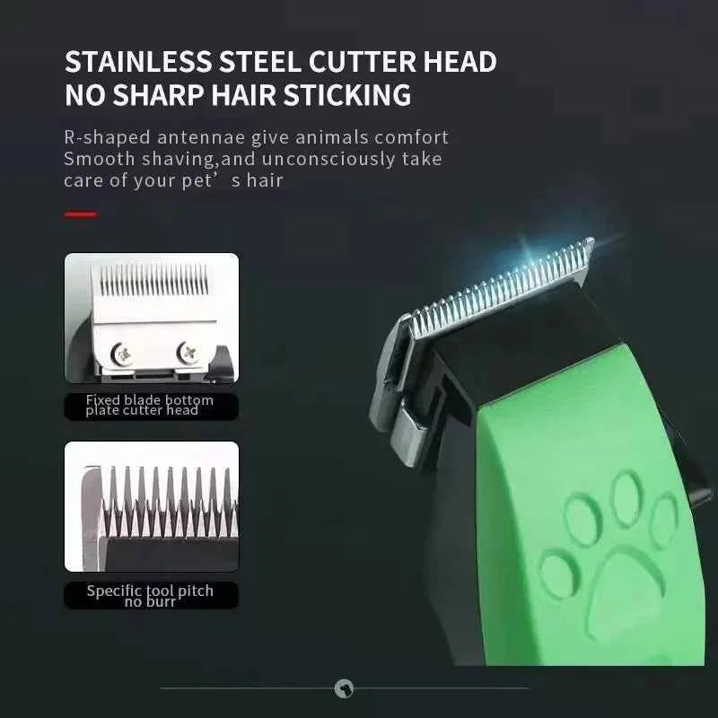 Edieu Professional Pet Hair Clippers Rechargeable Dog Cat Grooming Trimmer