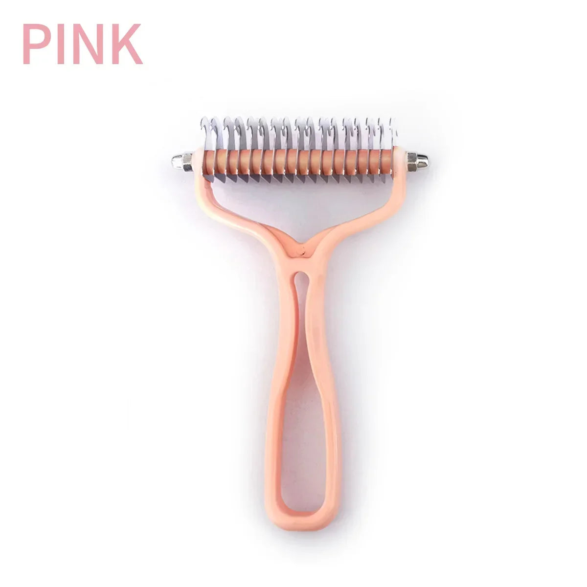 Hign-concerned Cat Fur Knot Cutter Double-Sided Deshedding Brush