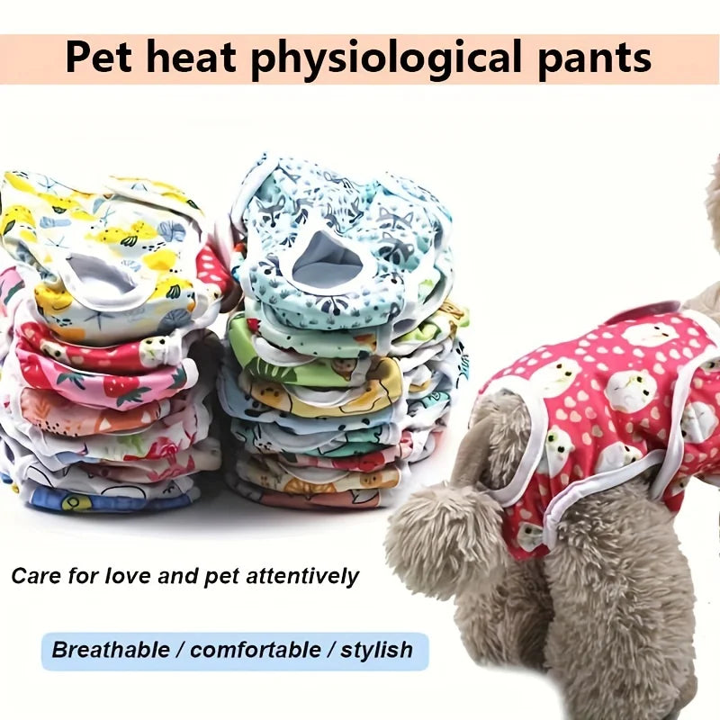 Reusable Male Dog Diapers High Absorbency Leak Proof Sanitary Pants