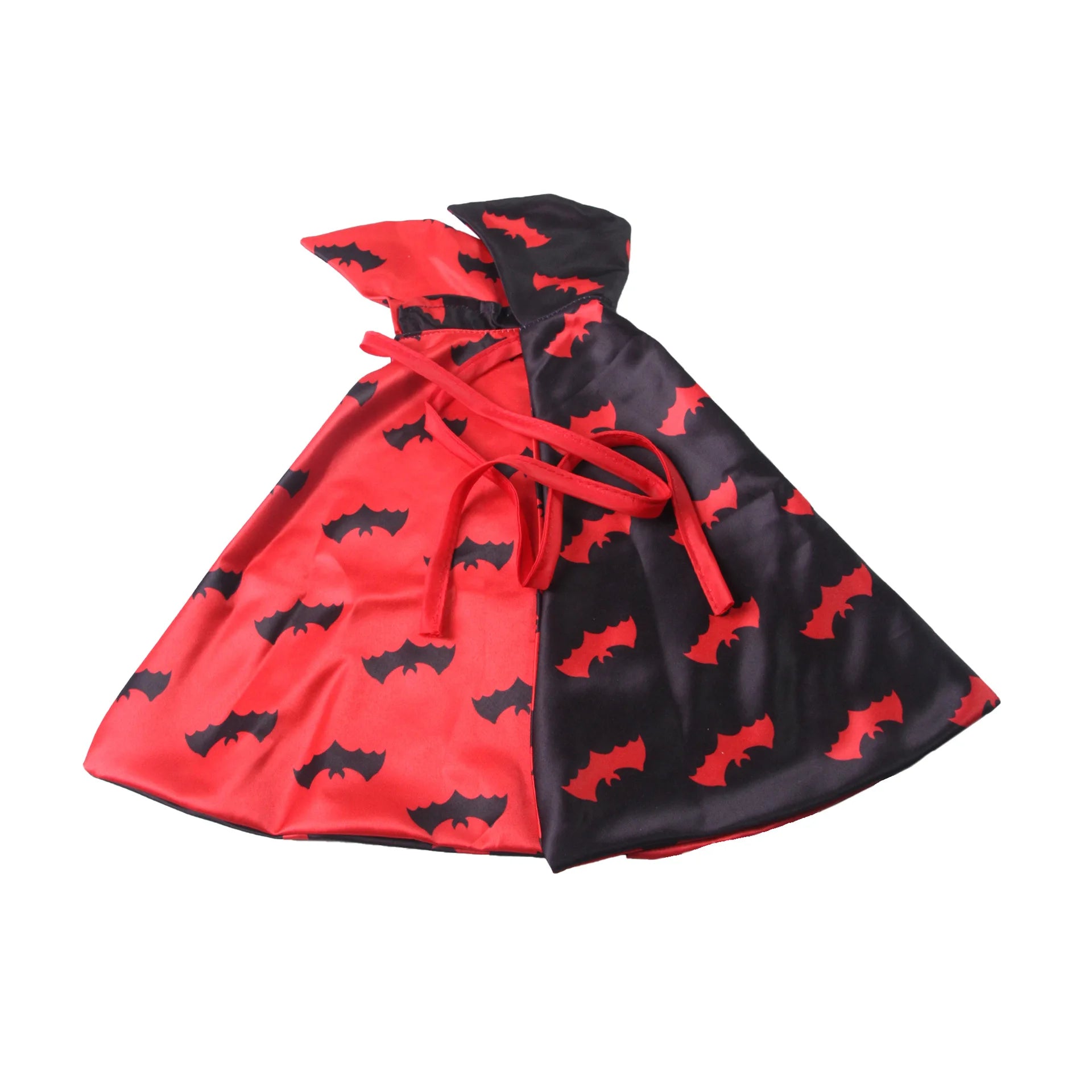 Halloween Reversible Bat Pet Vampire Cape Costume Outfit For Cats