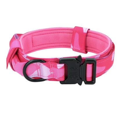 Adjustable Tactical Dog Training Collar And Leash Set Control Handle