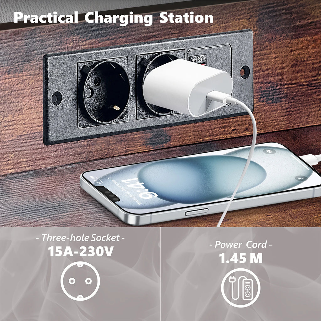 Redlife Cat Litter Box Enclosure With 3 Shelves And Doors