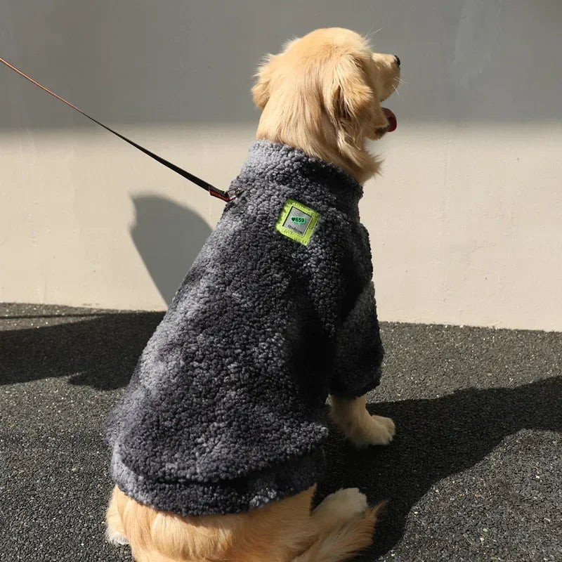 Thick Accessories Medium Large for Jacket 3XL-7XL Wool Dog Big Windproof Winter Pet Dogs Lambs Clothes Coat