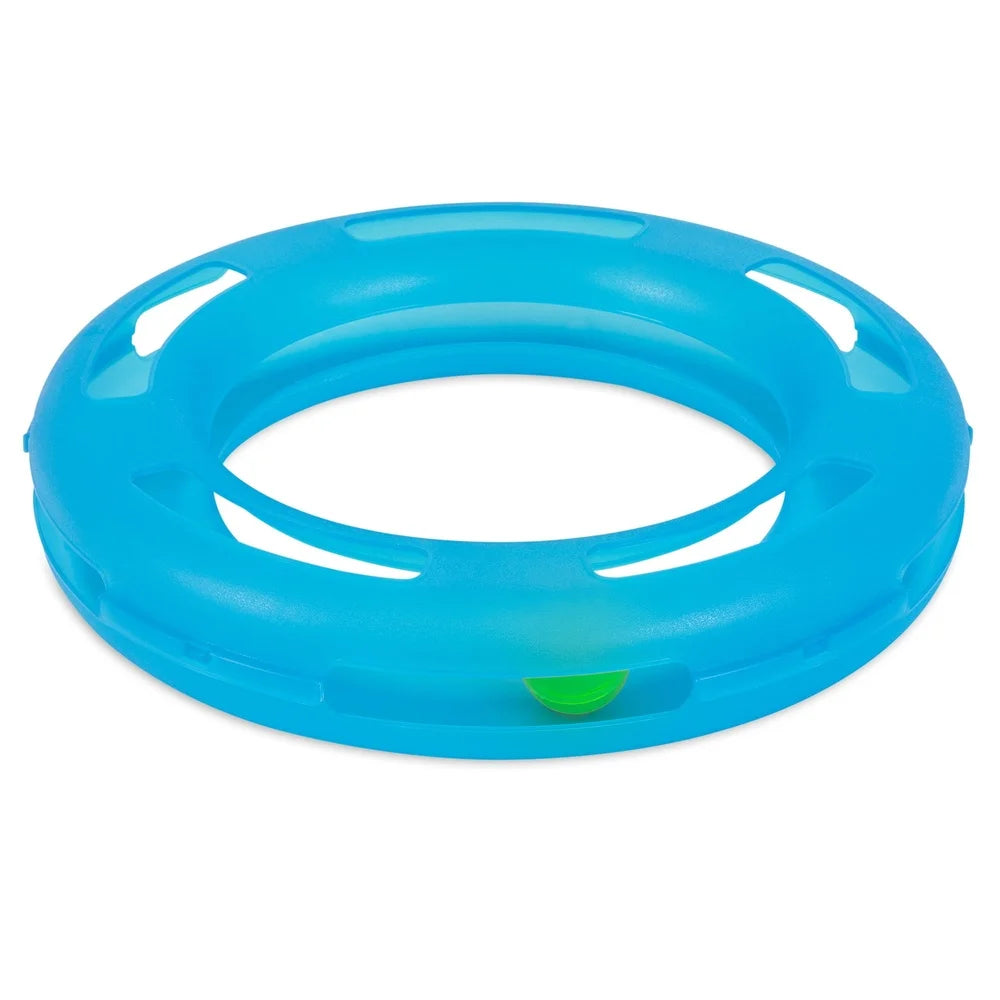 Crazy Circle Cat Toy Boredom Buster Reloadable Catnip Ball