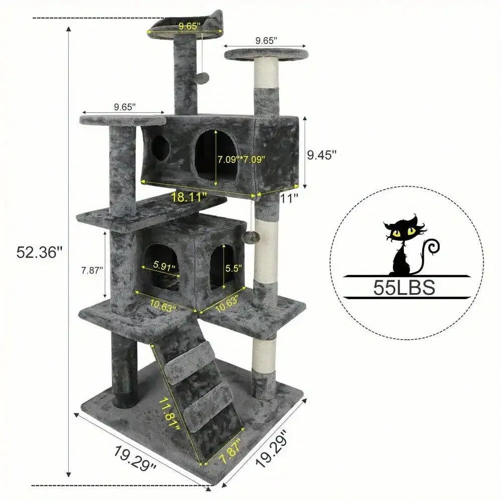 Cat Tree Tower Activity Center for Indoor Cats and Kittens