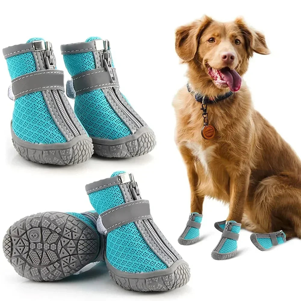 Breathable Anti Slip Dog Shoes For Puppies Lightweight Boots