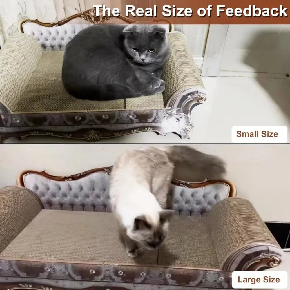 XMSJ Cat Scratch Lounge Bed Cardboard Rest And Play