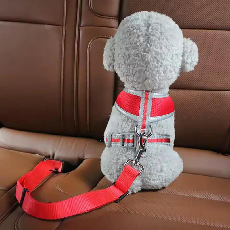 Dog Car Seat Belt Harness Safety Protector For Travel