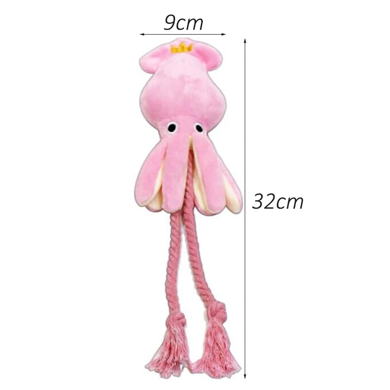 Plush Flamingo Squeaky Dog Toy For Small Dogs Chew Toy